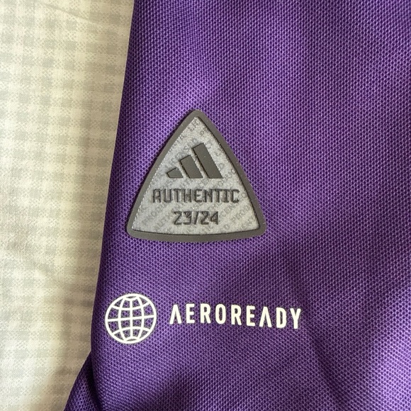 adidas Purple and Blue Men's Jersey - Picture 3 of 6